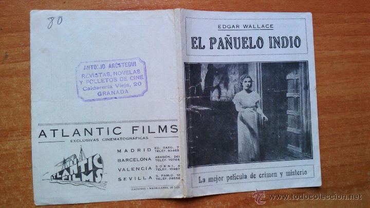 Cine: Z-programa doble de cine --el pa&ntilde;uelo indio - Foto 1