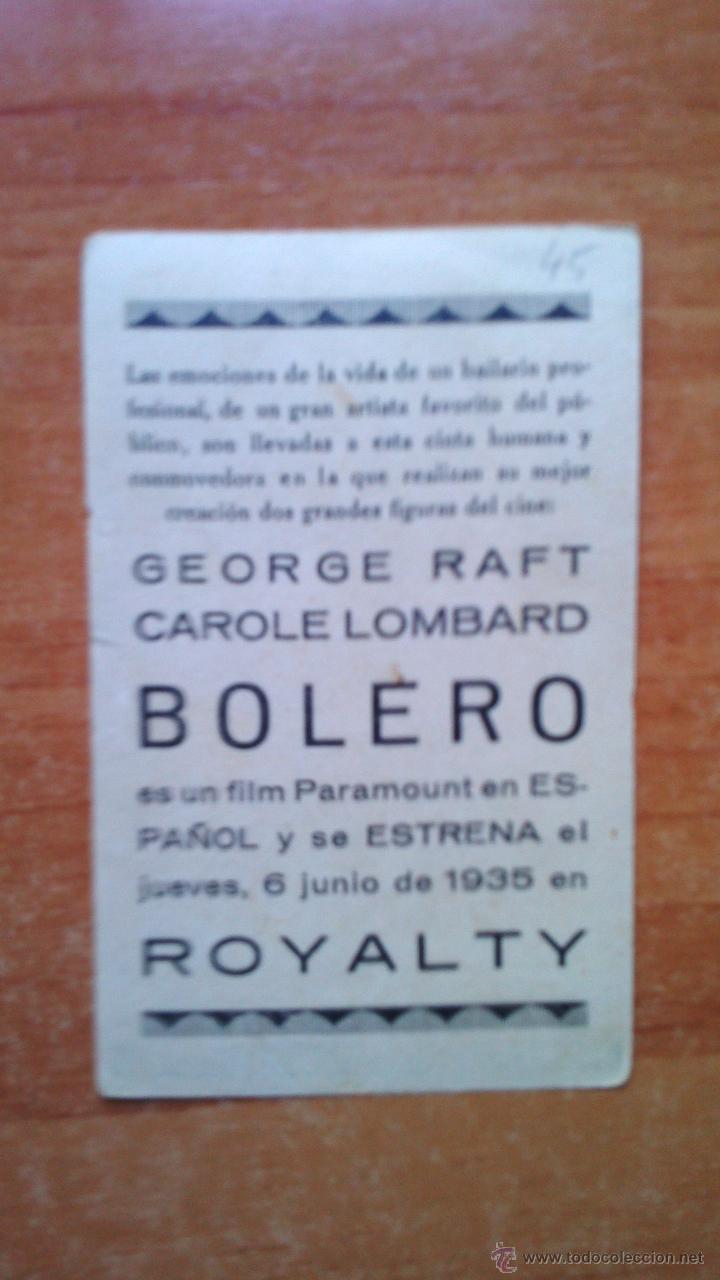 Cine: Z-BOLERO -PROGRAMA TARJETA - Foto 3