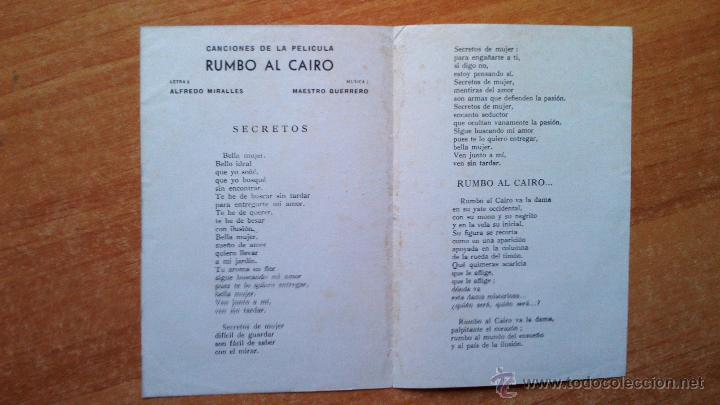 Cine: Z-precioso programa doble de cine--rumbo al cairo - Foto 2