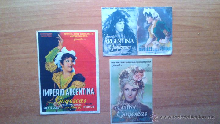 Cine: GOYESCAS--TRES MODELOS - Foto 1