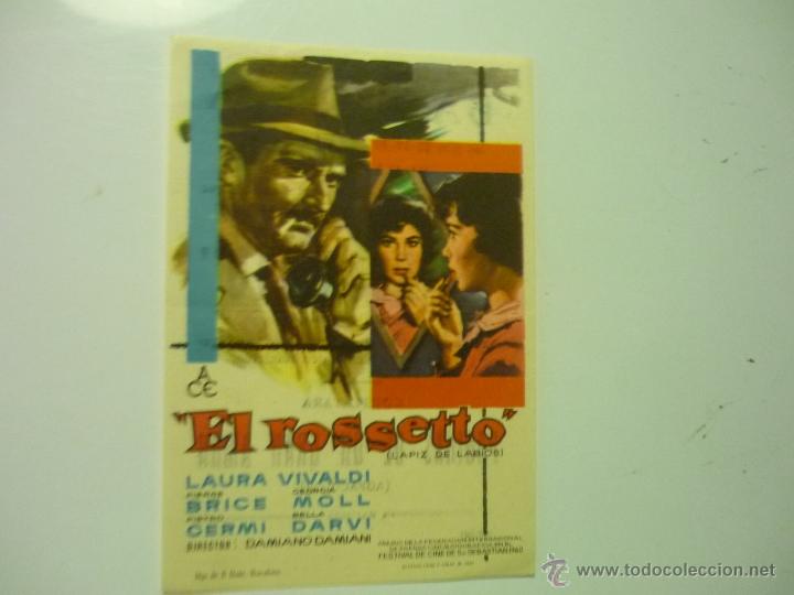 Cine: PROGRAMA EL ROSSETTO.- PIERRE BRICE - publicidad - Foto 1