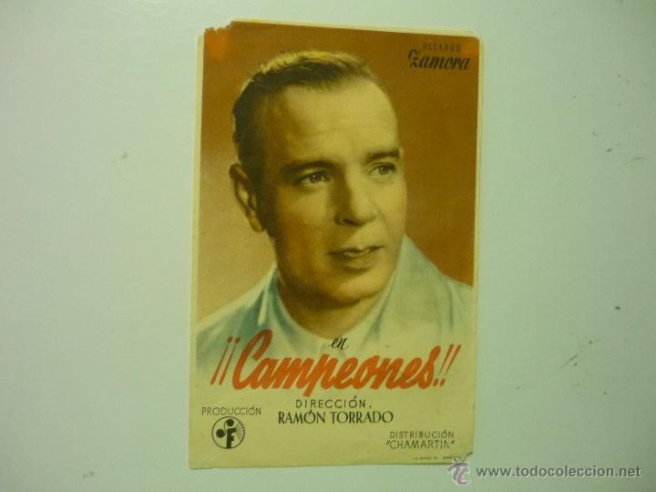 Cine: PROGRAMA &iexcl;&iexcl;CAMPEONES&iexcl;&iexcl; RICARDO ZAMORA - Foto 1