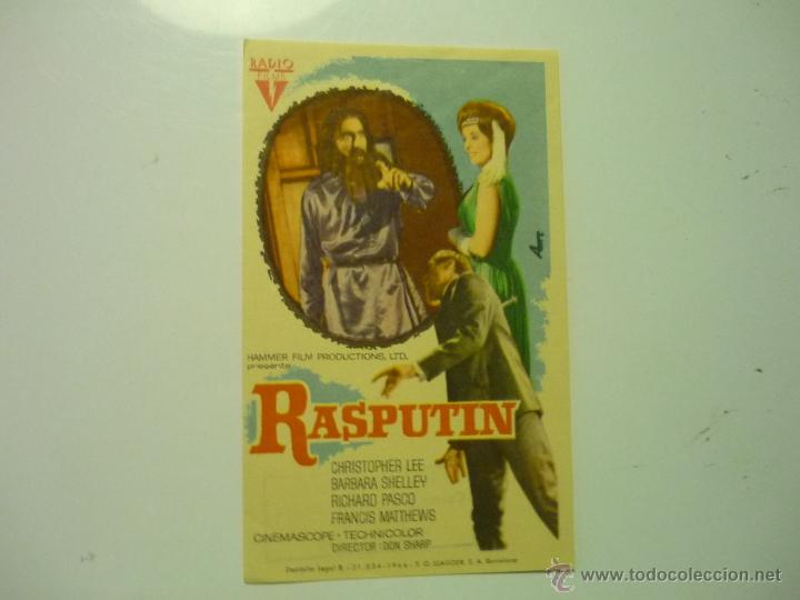 Cine: PROGRAMA RASPUTIN.- CHRISTOPHER LEE - Foto 1