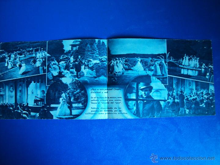 Cine: (PG-709)PROGRAMA DE CINE DOBLE,EL ULTIMO VALS DE CHOPIN,A&Ntilde;OS 30 - Foto 2