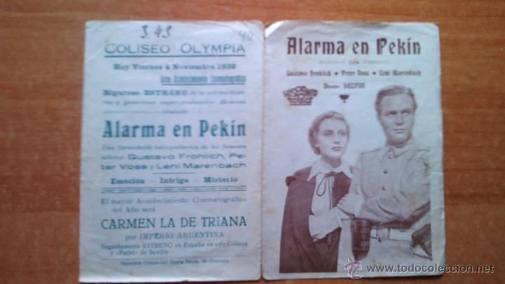 Cine: precioso programa doble de cine--ALARMA EN PEKIN - Foto 1