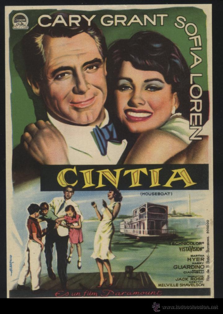 Cine: Q-04175- CINTIA (Houseboat) Cary Grant - Sophia Loren - Martha Hyer - Harry Guardino