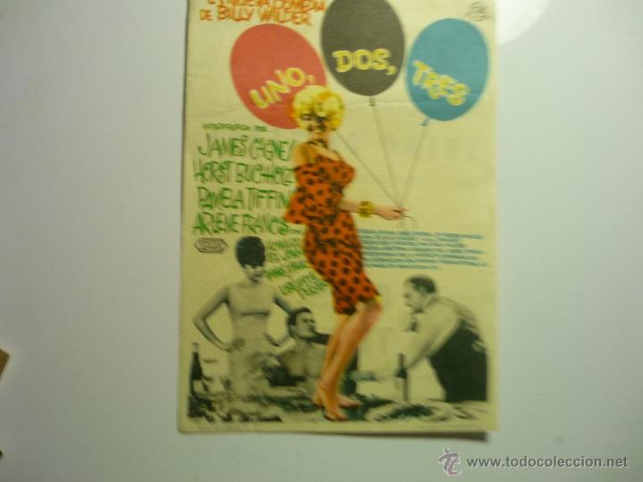 Cine: PROGRAMA UNO, DOS,TRES- JAMES CAGNEY.- PUBLICIDAD TARRAGONA - Foto 1