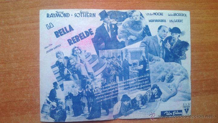 Cine: programa doble de cine-- LA BELLA REBELDE - Foto 2