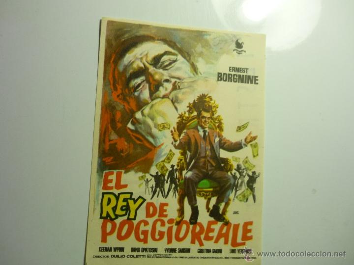 Cine: PROGRAMA EL REY DE POGGIOREALE- ERNEST BORGNINE -publicidad - Foto 1
