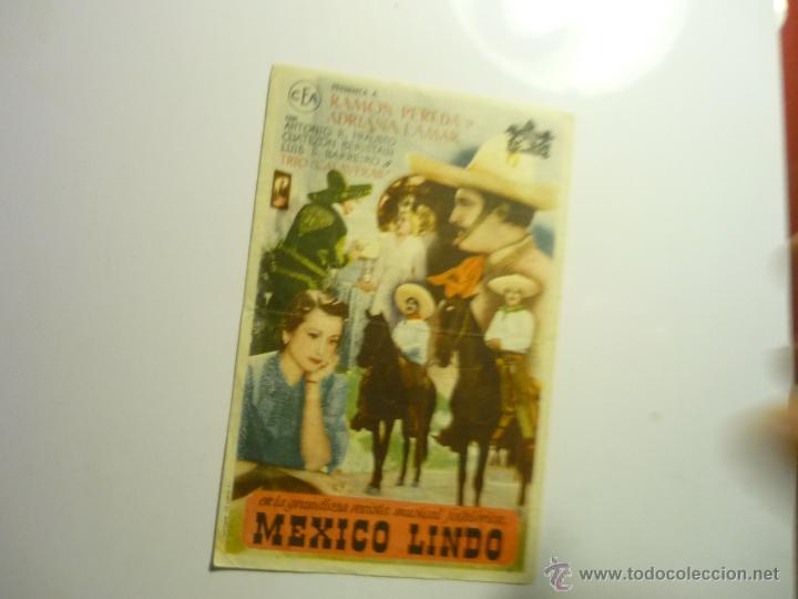 Cine: PROGRAMA MEXICO LINDO .- RAMON PEREDA- - Foto 1