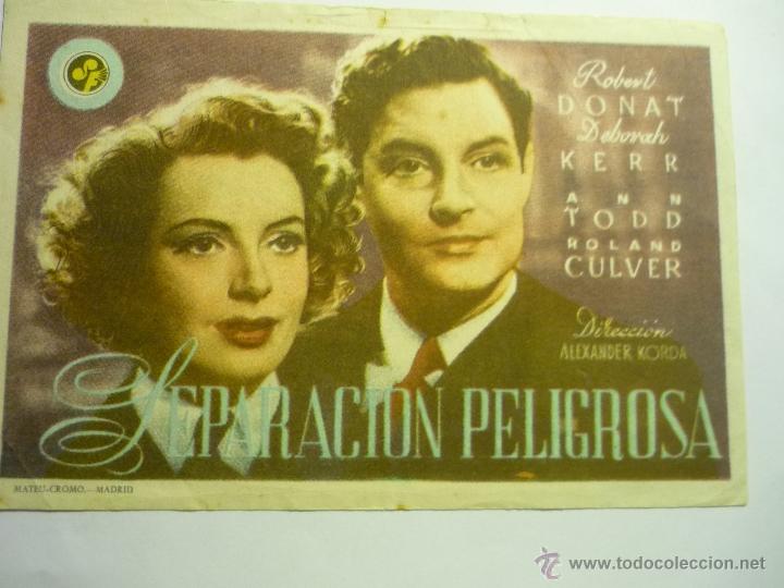 Cine: PROGRAMA SEPARACION PELIGROSA.-gran teatro.-huelva??