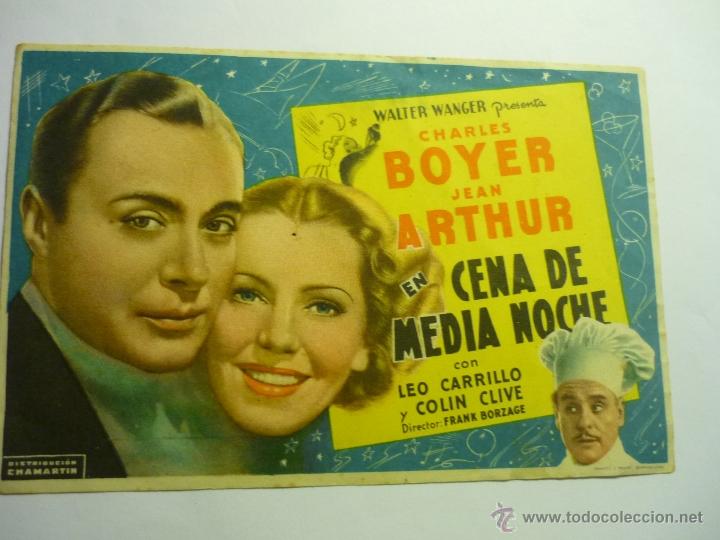 Cine: PROGRAMA CENA DE MEDIANOCHE ,-CHARLES BOYER - Foto 1