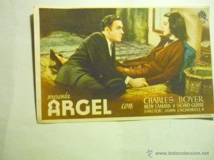Cine: programa argel .-charles boyer teatro regio almansa