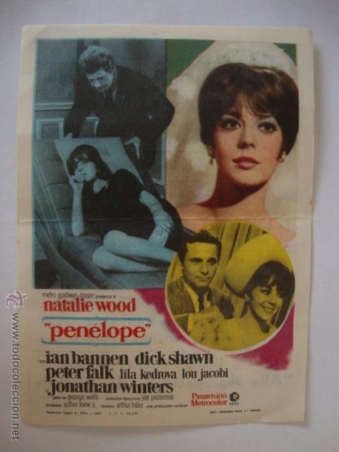 Kino: ANTIGUO PROGRAMA MANO PENELOPE CINE POMARES LA HOYA ELCHE, A&Ntilde;O 1970