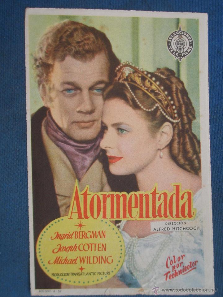 Cine: Programa de Mano . ATORMENTADA , Sin Publicidad . - Foto 1