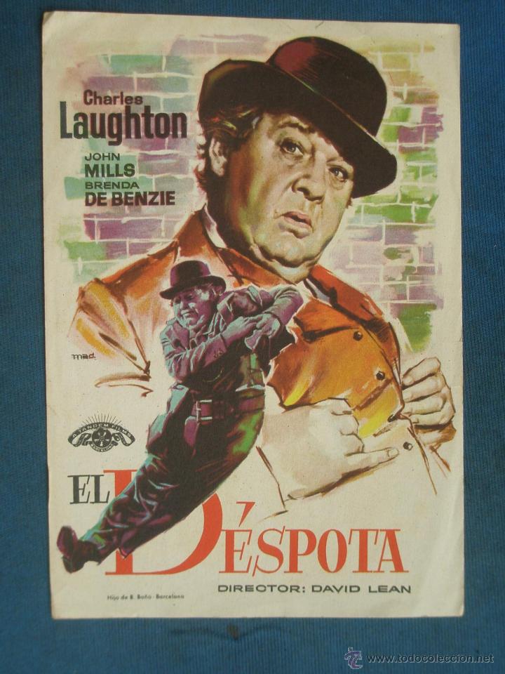 Cine: PROGRAMA DE MANO . EL D&Eacute;SPOTA , SIN PUBLICIDAD . - Foto 1