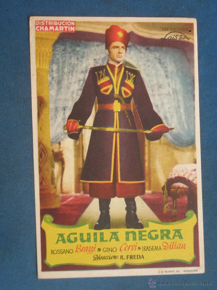 Cine: Programa de Mano . AGUILA NEGRA , Sin Publicidad . - Foto 1