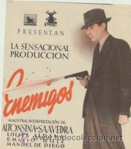 Cine: Enemigos. Doble de Helios Films.   &iexcl;IMPECABLE! - Foto 1
