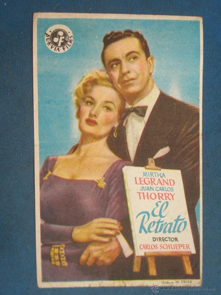 Cine: Programa de Mano . EL RETRATO , Sin Publicidad . - Foto 1