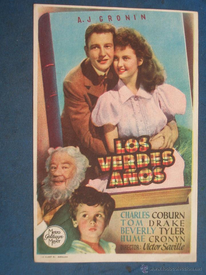 Cine: PROGRAMA DE MANO . LOS VERDES A&Ntilde;OS , SIN PUBLICIDAD . - Foto 1