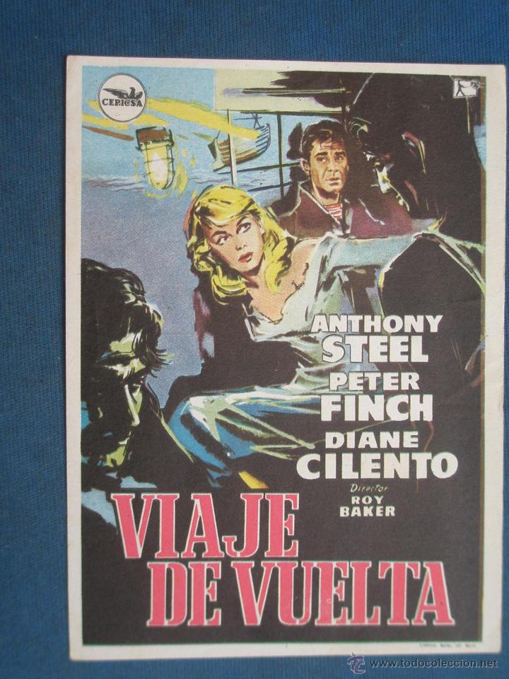 Cine: PROGRAMA DE MANO .VIAJE DE VUELTA , SIN PUBLICIDAD . - Foto 1