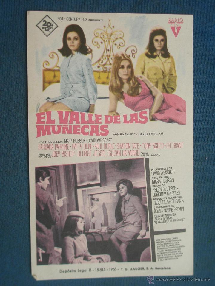 Cine: Programa de Mano . EL VALLE DE LAS MU&Ntilde;ECAS , Sin Publicidad . - Foto 1