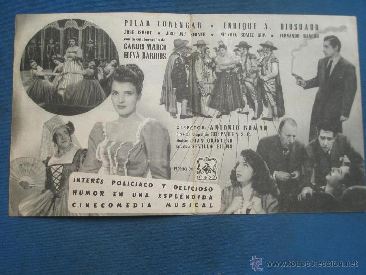Cine: Programa de Mano . &Uacute;LTIMO D&Iacute;A , Sin Publicidad . - Foto 2