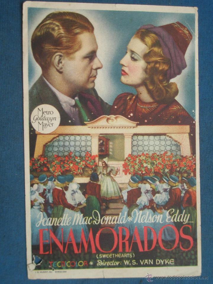 Cine: Programa de Mano . ENAMORADOS , Sin Publicidad . - Foto 1