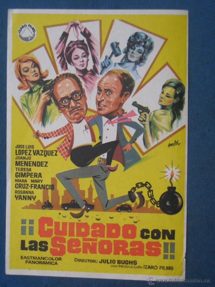 Cine: PROGRAMA DE MANO . CUIDADO CON LAS SE&Ntilde;ORAS , SIN PUBLICIDAD . - Foto 1