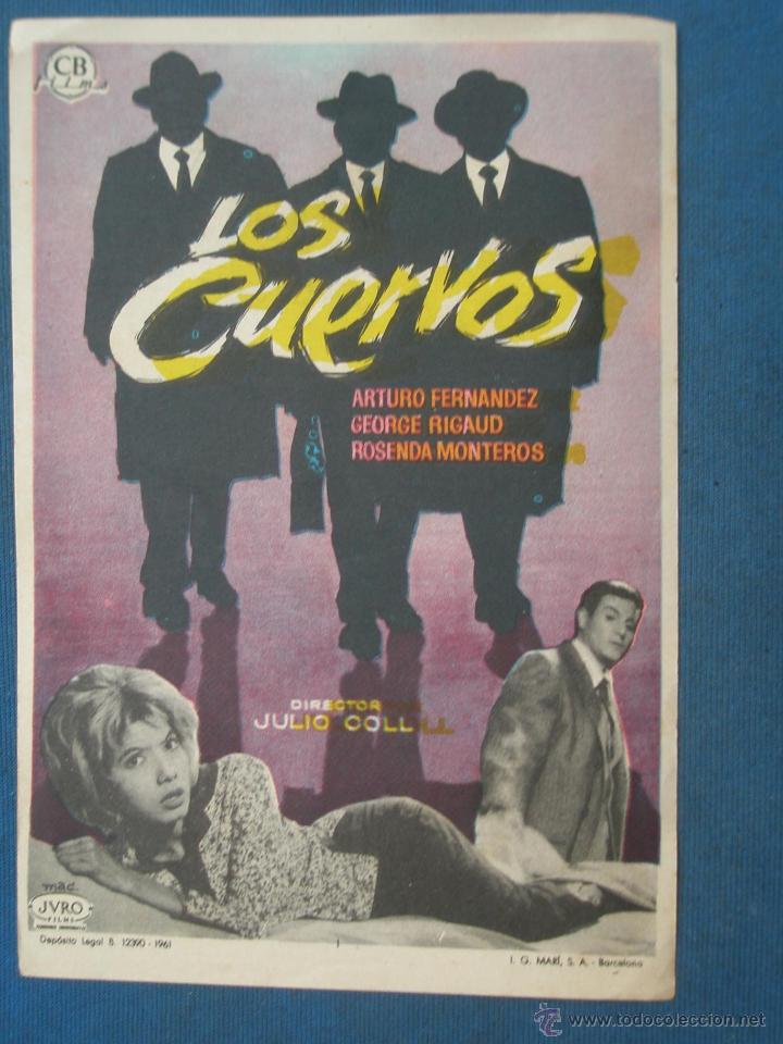 Cine: Programa de Mano . LOS CUERVOS, Sin Publicidad . - Foto 1