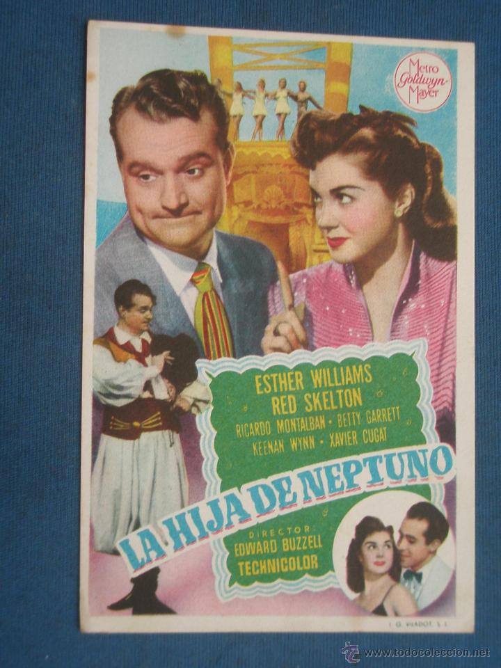Cine: PROGRAMA DE MANO . LA HIJA DE NEPTUNO , SIN PUBLICIDAD . - Foto 1