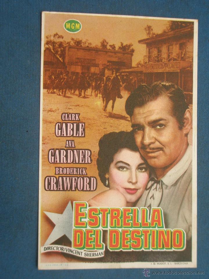 Cine: PROGRAMA DE MANO . ESTRELLA DEL DESTINO , SIN PUBLICIDAD . - Foto 1