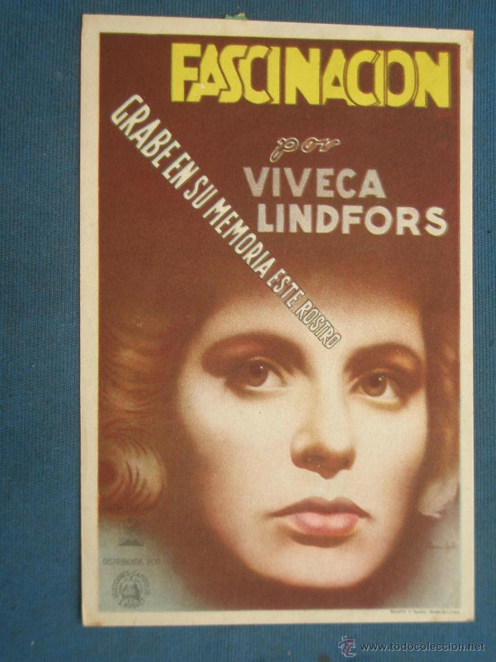 Cine: Programa de Mano . FASCINACION, Sin Publicidad . - Foto 1