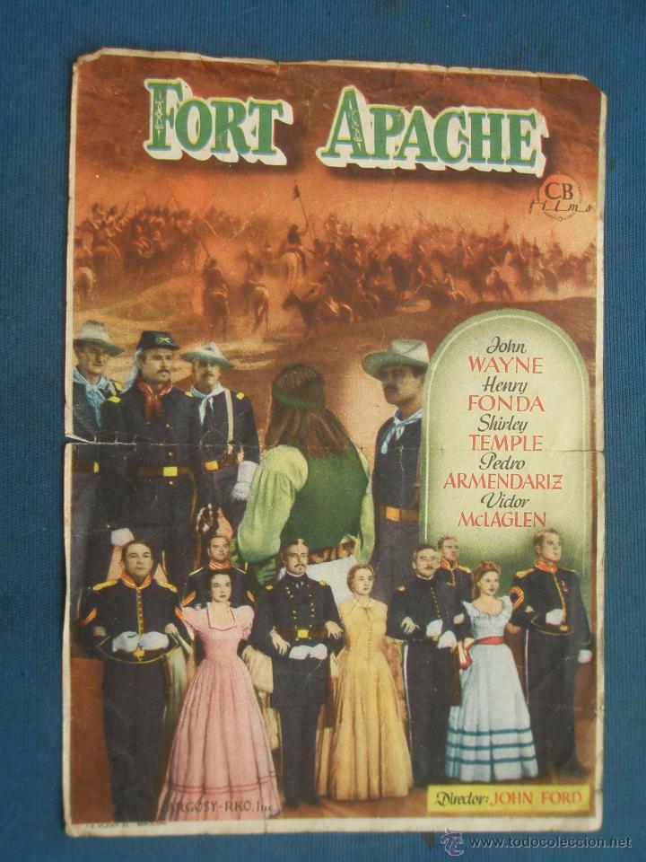 Cine: Programa de Mano . FORT APACHE , Sin Publicidad . - Foto 1