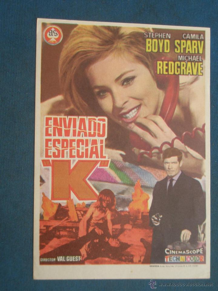 Cine: PROGRAMA DE MANO . ENVIADO ESPECIAL, SIN PUBLICIDAD . - Foto 1