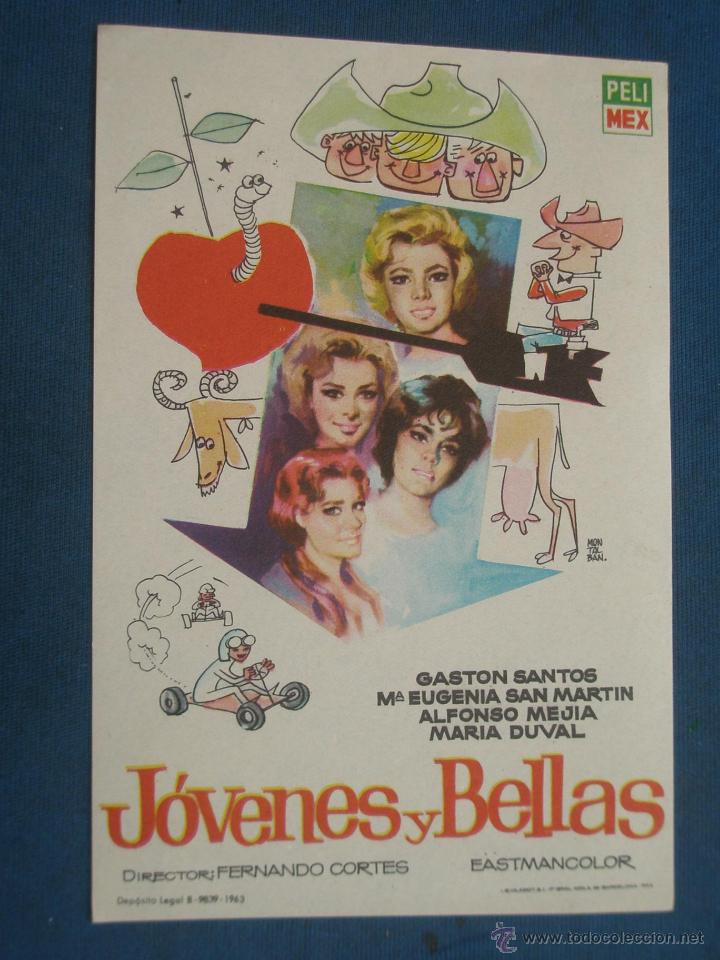 Cine: PROGRAMA DE MANO . JOVENES Y BELLAS , SIN PUBLICIDAD . - Foto 1