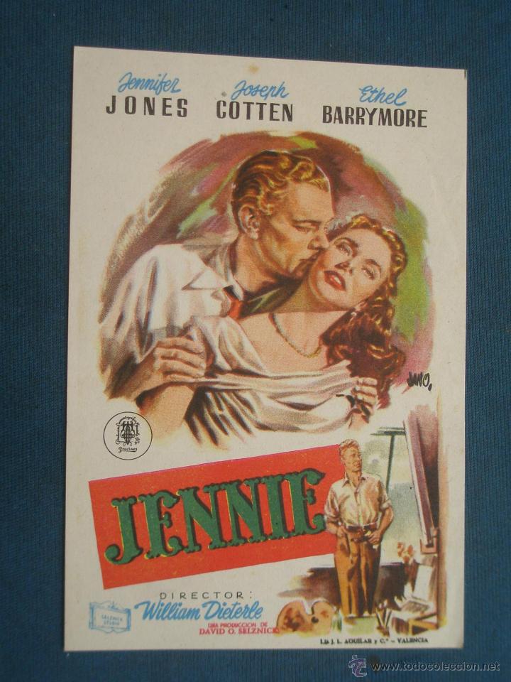Cine: PROGRAMA DE MANO . JENNIE , SIN PUBLICIDAD . - Foto 1