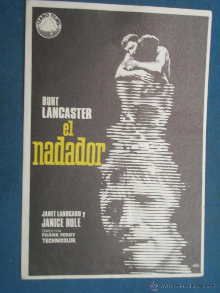 Cine: PROGRAMA DE MANO . EL NADADOR , SIN PUBLICIDAD . - Foto 1