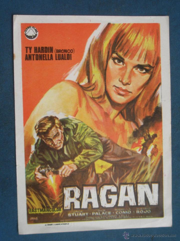 Cine: PROGRAMA DE MANO . RAGAN , SIN PUBLICIDAD . - Foto 1