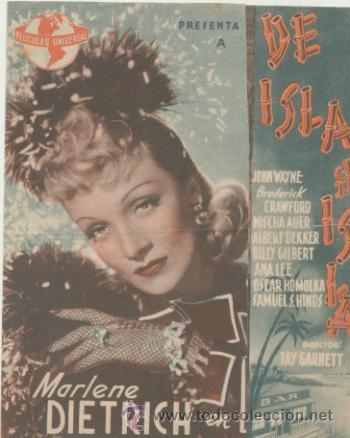 Cine: De isla en isla. Doble de Universal. - Foto 1