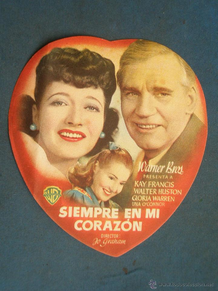 Cine: PROGRAMA DE MANO . SIEMPRE EN MI CORAZON , SIN PUBLICIDAD . - Foto 1