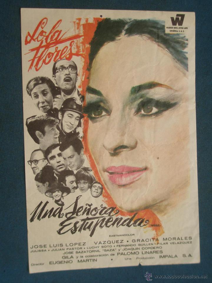 Cine: PROGRAMA DE MANO . LOLA FLORES , SIN PUBLICIDAD . - Foto 1