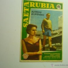  Flyers Publicitaires de films Anciens: PROGRAMA SAETA RUBIA -ALFREDO DI STEFANO -PUBLICIDAD GRAN TEATRO- LUGO''???. Lote 44914132