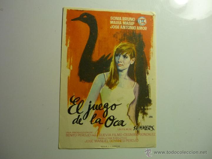 Cine: programa el juego de la oca.- sonia bruno-publicidad chapi alicante - Foto 1