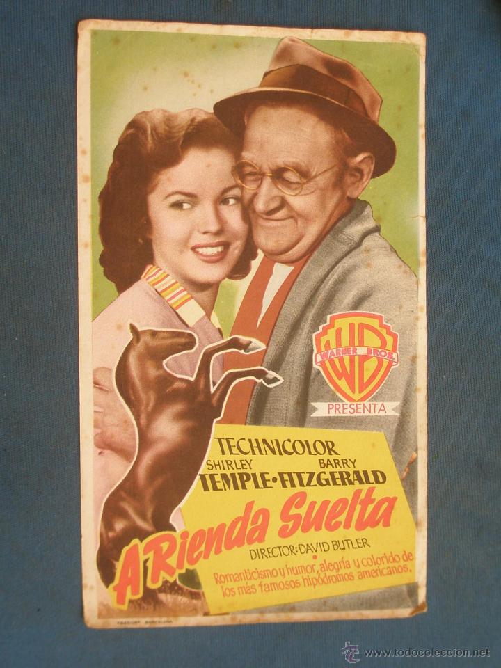 Cine: PROGRAMA DE MANO . A REINDA SUELTA , SIN PUBLICIDAD . - Foto 1