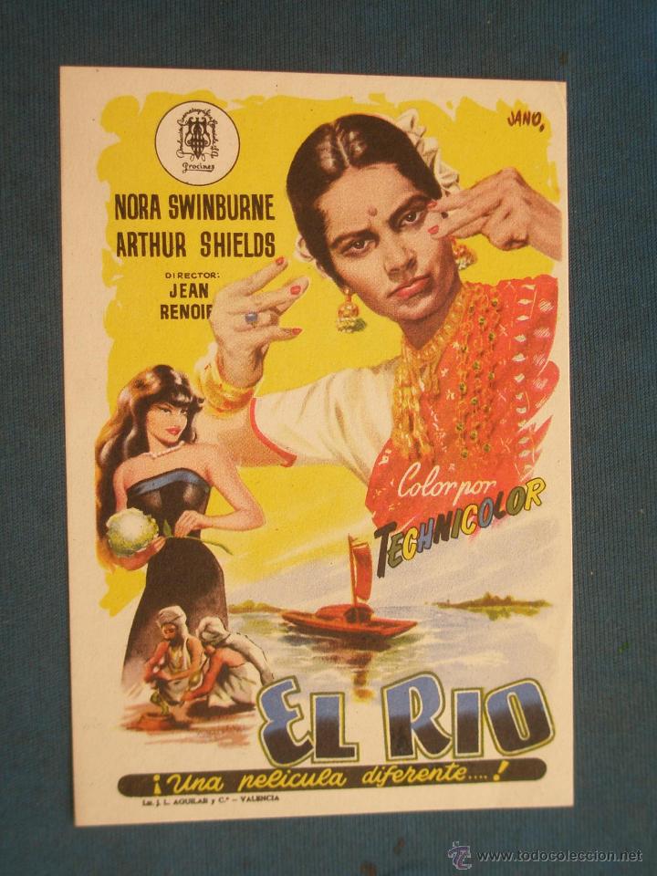 Cine: PROGRAMA DE MANO . EL RIO , SIN PUBLICIDAD . - Foto 1