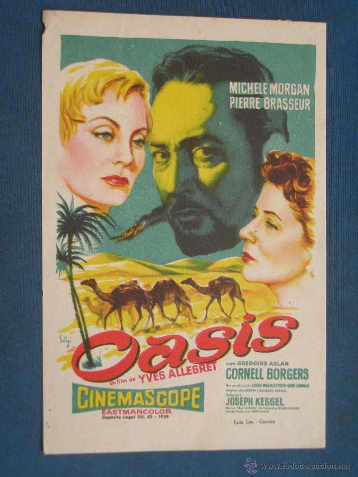 Cine: PROGRAMA DE MANO . OASIS , SIN PUBLICIDAD . - Foto 1
