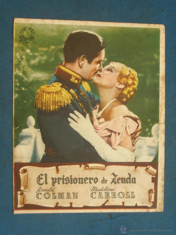 Cine: PROGRAMA DE MANO . EL PRISIONERO DE ZENDA , SIN PUBLICIDAD . - Foto 1