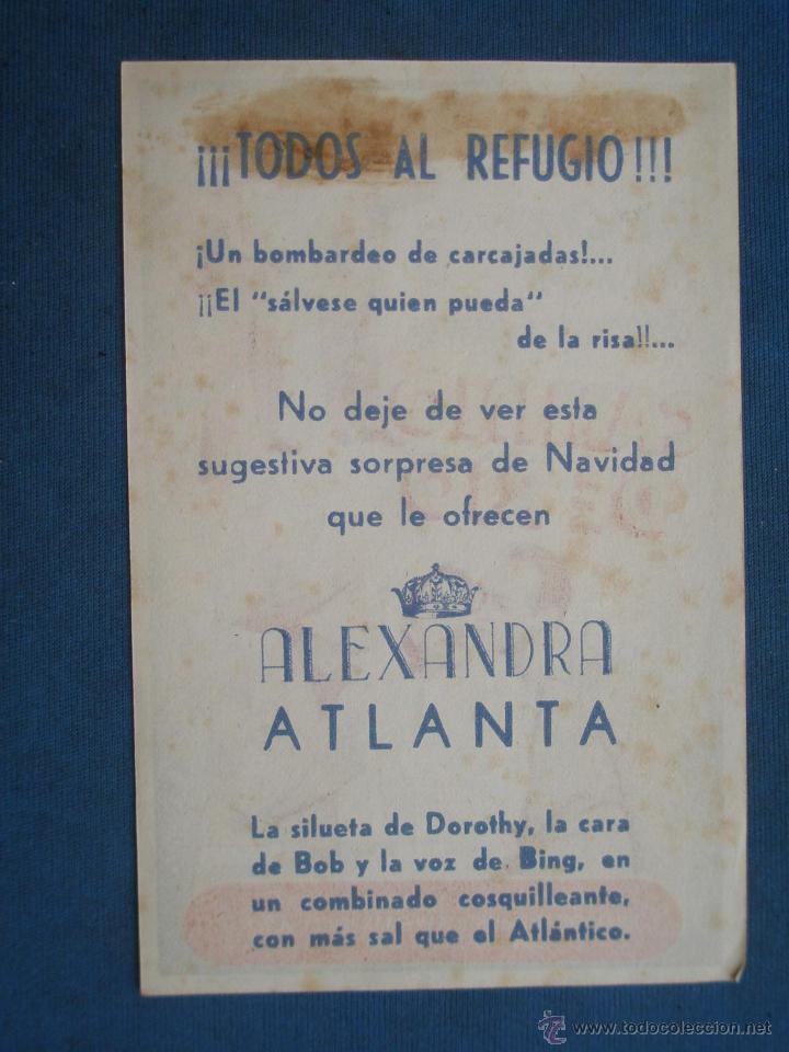 Cine: PROGRAMA DE MANO . CAMINO DEL RIO , CON PUBLICIDAD . - Foto 2
