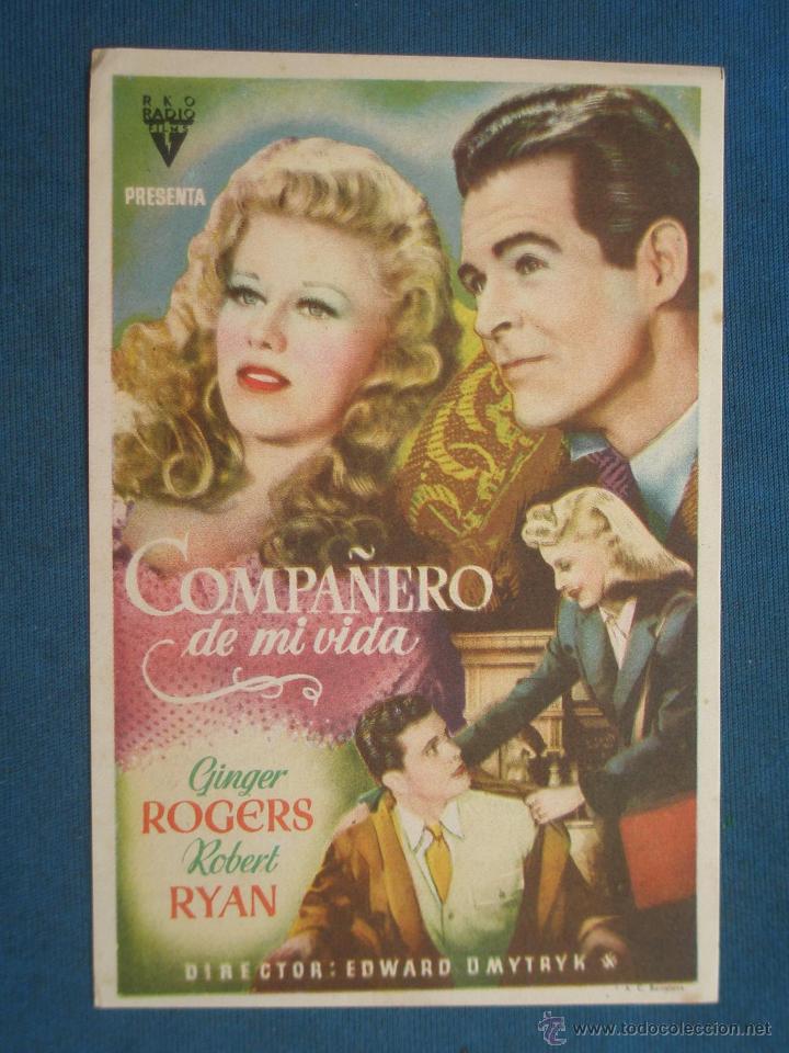 Cine: PROGRAMA DE MANO . COMPA&Ntilde;ERO DE MI VIDA, CON PUBLICIDAD . - Foto 1